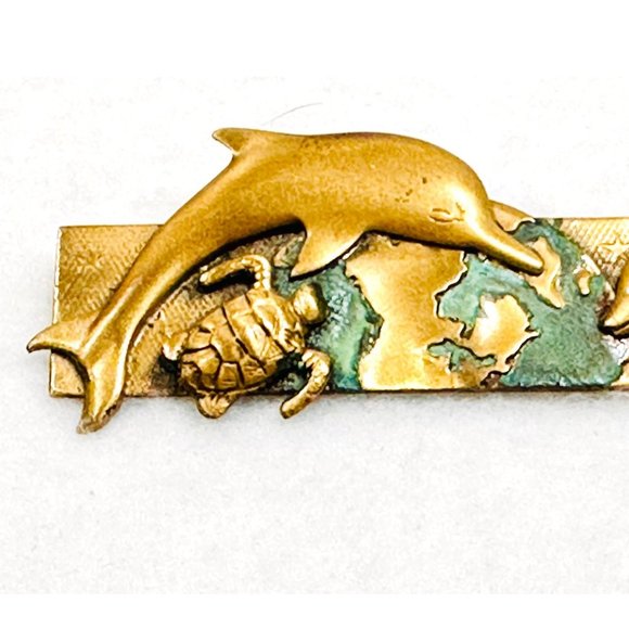 Artisan One of a Kind Bar Brooch Sea Life - Picture 2 of 4